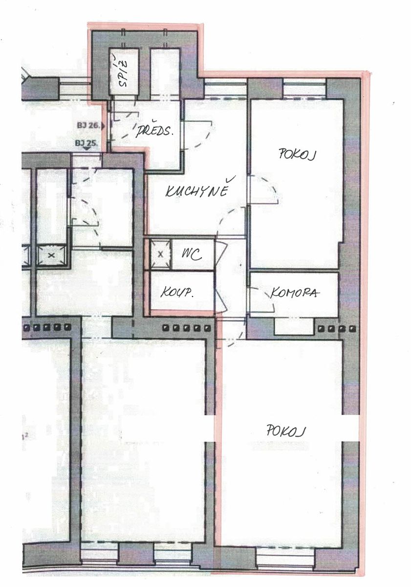 Pronájem bytu 2+1 64 m² – fotografie 2