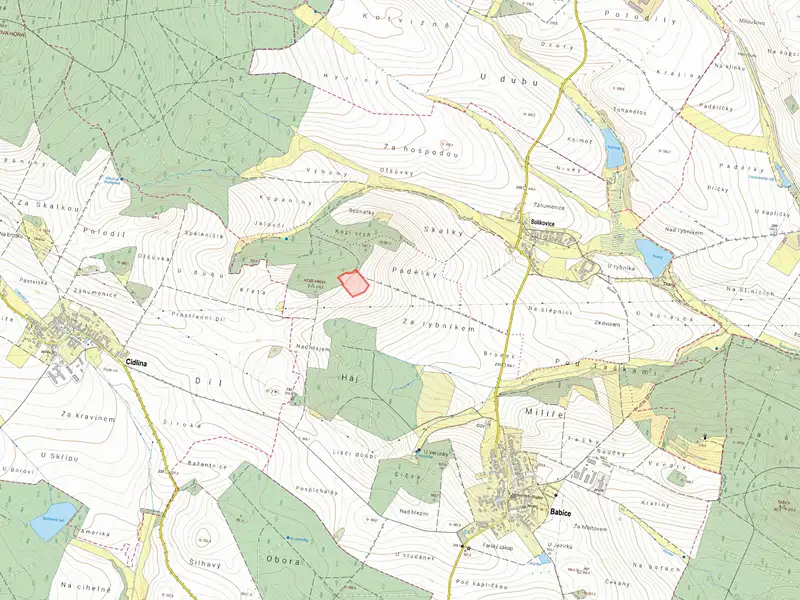 Prodej pole 14079 m², Babice – náhled fotky 2