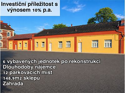 Prodej ubytovacího zařízení 398 m²