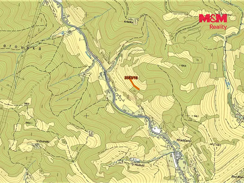Prodej louky 2509 m², Halenkov – náhled fotky 3