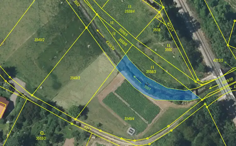 Dražba pozemku 1183 m², Roudnice nad Labem – náhled fotky 2