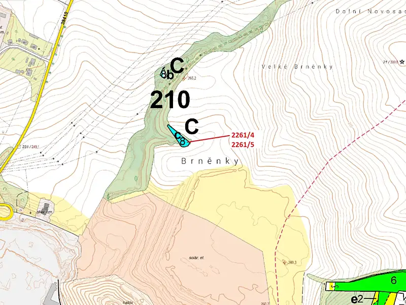 Dražba lesa 919 m², Oslavany – náhled fotky 3