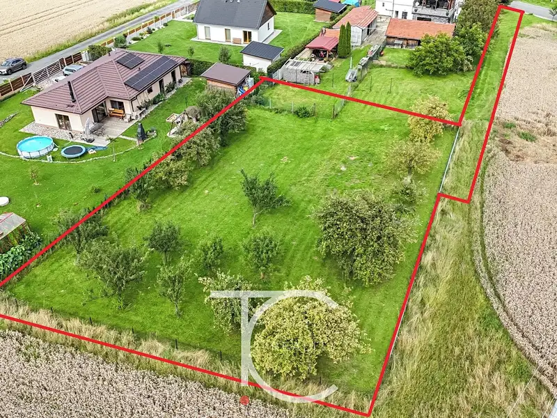 Prodej stavebního pozemku 1598 m², Kateřinice – náhled fotky 3