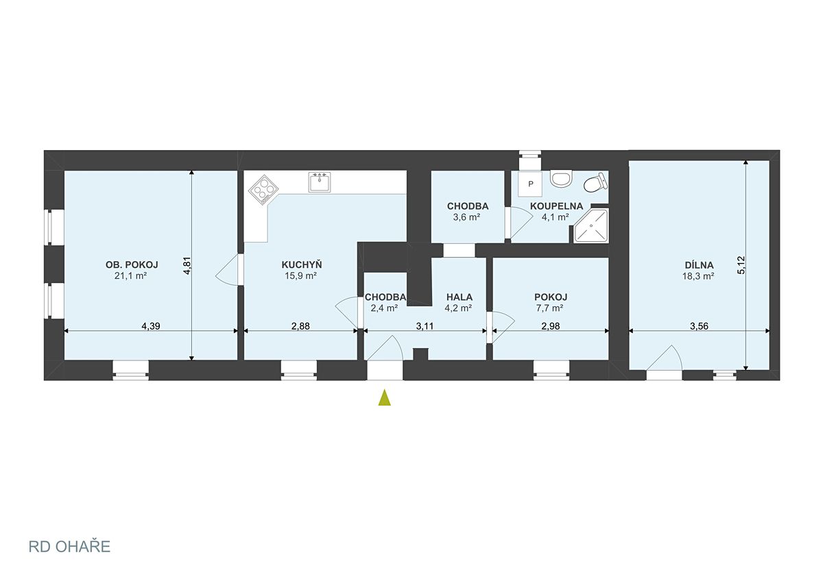 Prodej rodinného domu 77 m², pozemek 788 m² – fotografie 4