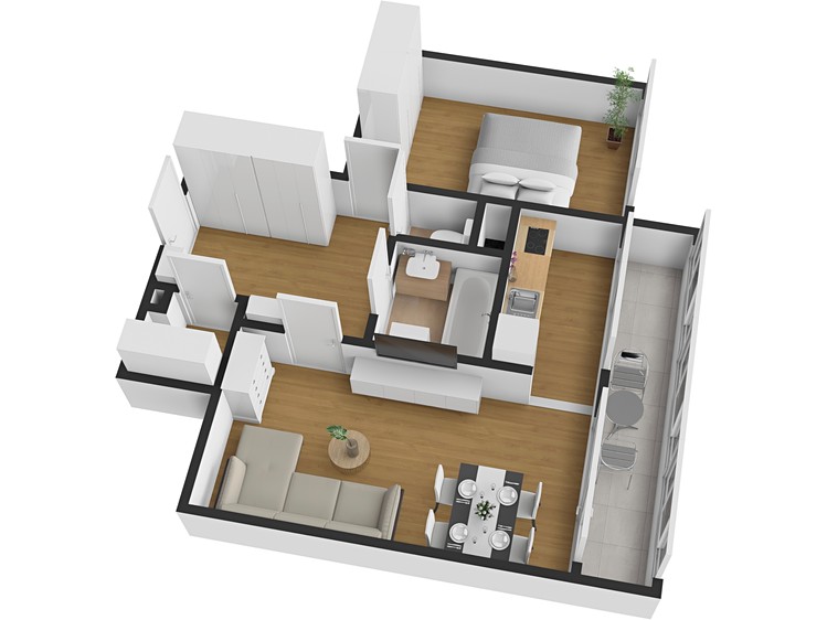 Квартира 2+1 на продаж, 59 м² (25 з 32)