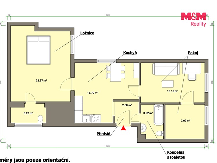 Prodej bytu 3+1, 70 m² (7 z 30)