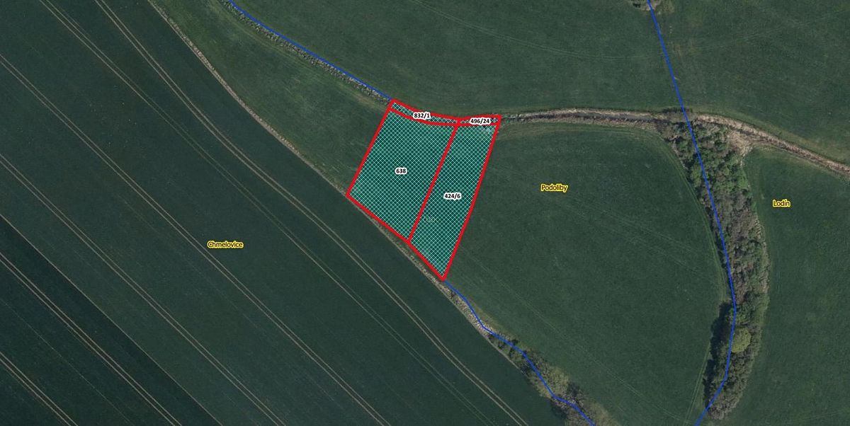 Prodej louky 3812 m²