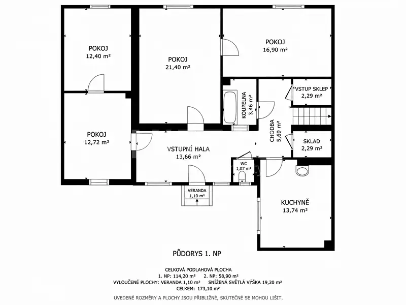 Prodej rodinného domu 103 m², pozemek 546 m², Lysá nad Labem – náhled fotky 3