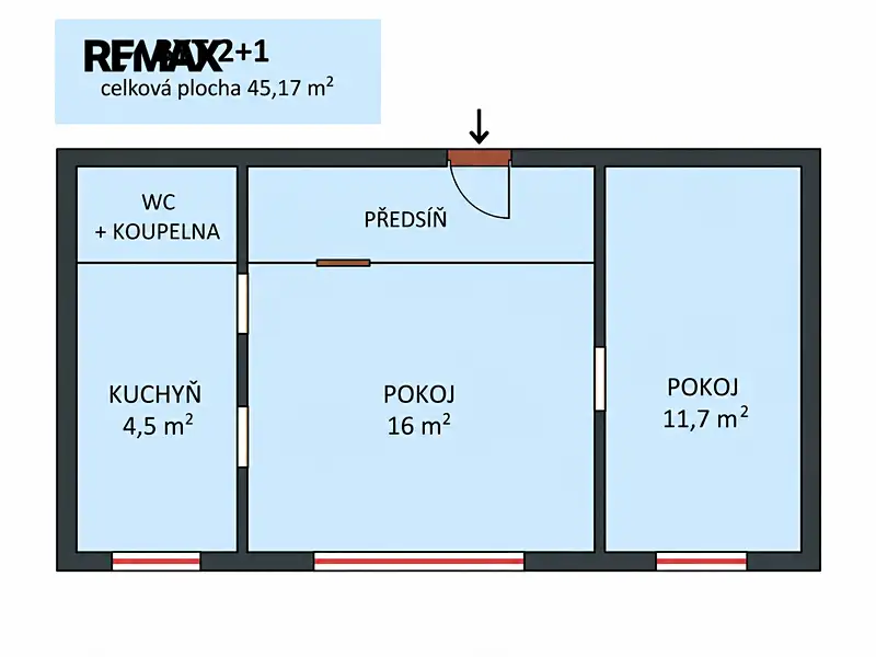 Prodej bytu 2+1 45 m², Ostrava – náhled fotky 2