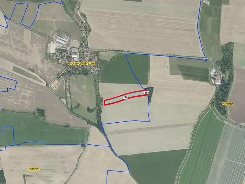 Prodej pole 17419 m², Břežany I – náhled fotky 2