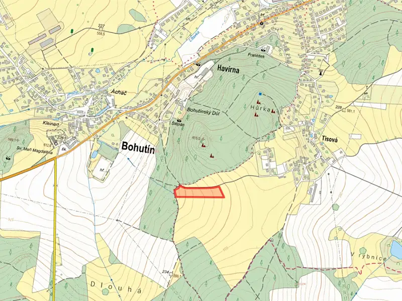 Prodej louky 11507 m², Bohutín – náhled fotky 2