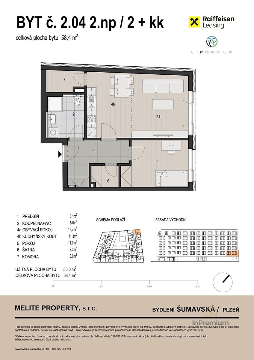 Prodej bytu 2+kk 58 m² – fotografie 2
