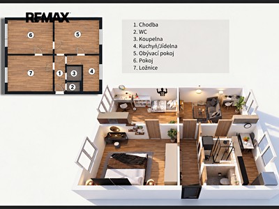 Квартира 3+1 на продаж, 67 м² (2 з 13)