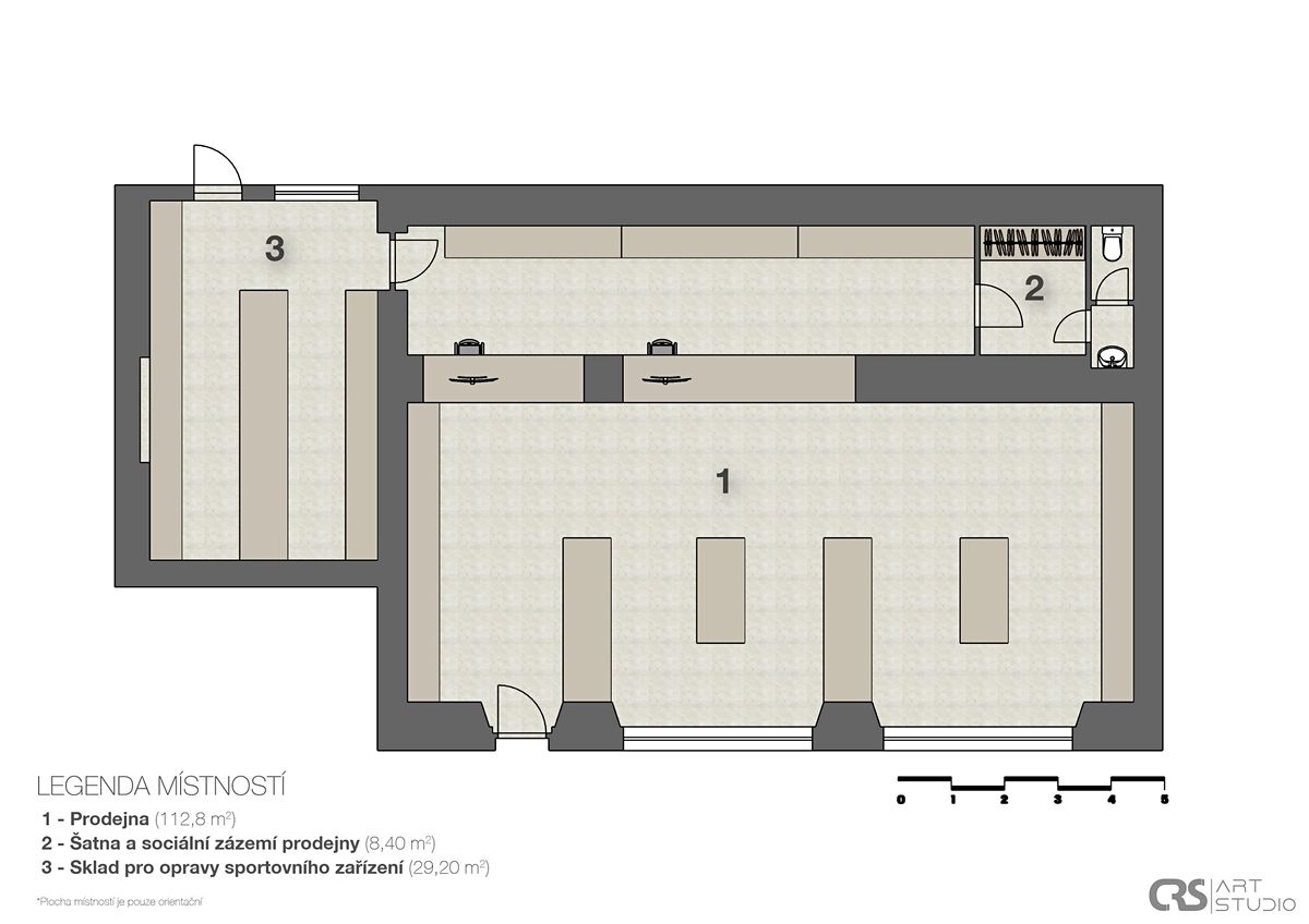 Pronájem obchodního prostoru 150 m² – fotografie 5