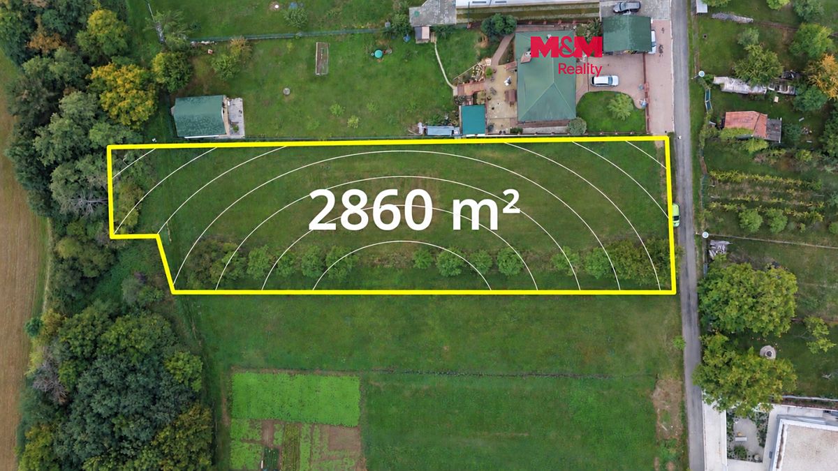 Prodej stavebního pozemku 2860 m²