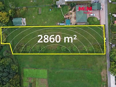 Prodej stavebního pozemku 2860 m²