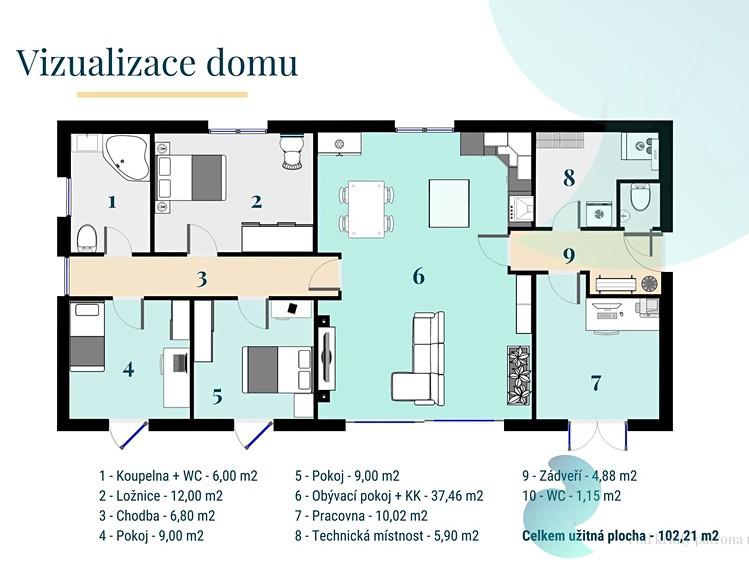 Prodej pozemku, 990 m² (3 z 6)