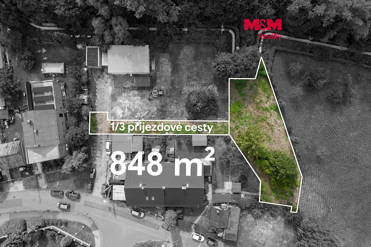 Prodej stavebního pozemku 848 m²