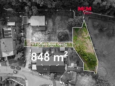 Prodej stavebního pozemku 848 m²