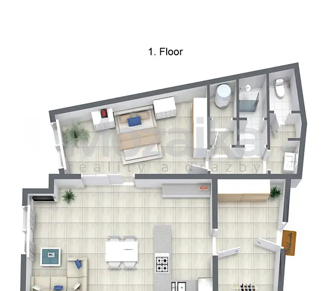 Pronájem bytu 2+kk 80 m², Litomyšl – náhled fotky 2