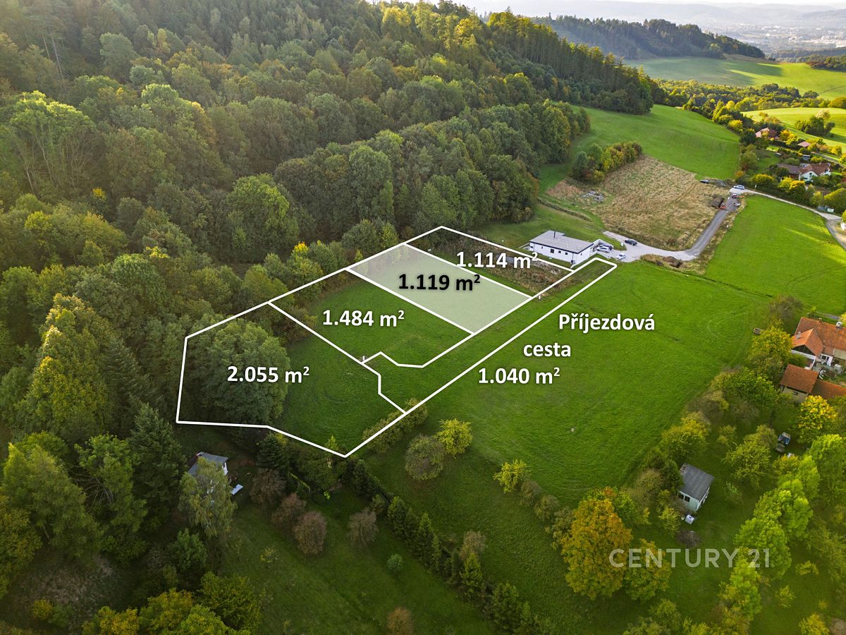 Prodej stavebního pozemku 1379 m² – fotografie 3