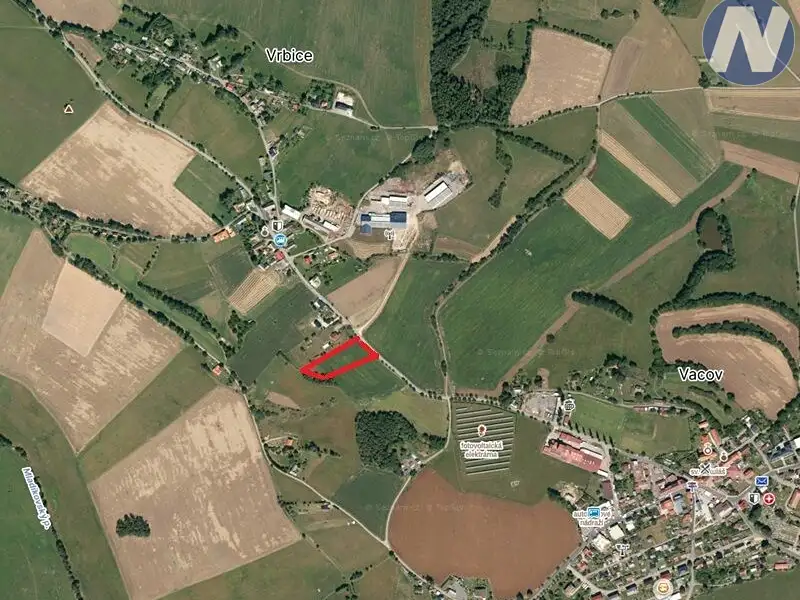 Prodej stavebního pozemku 7124 m², Vrbice – náhled fotky 2