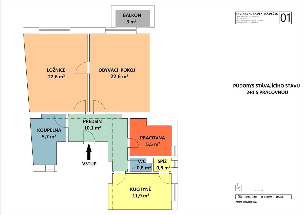 Prodej bytu 3+1 80 m² – fotografie 4