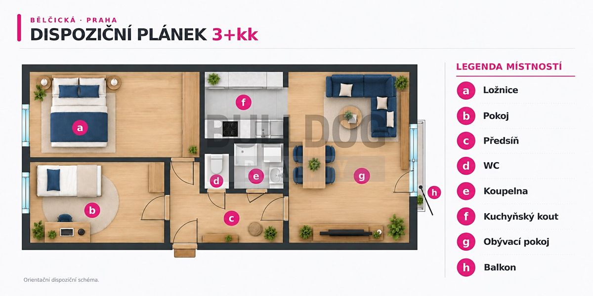 Prodej bytu 3+kk 54 m² – fotografie 3