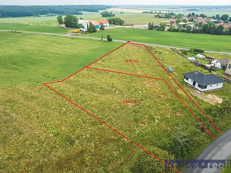 Prodej stavebního pozemku 1941 m², Kasalice – náhled fotky 3