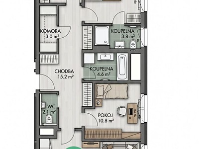 Квартира 4+kk на продаж, 113 м² (2 з 32)