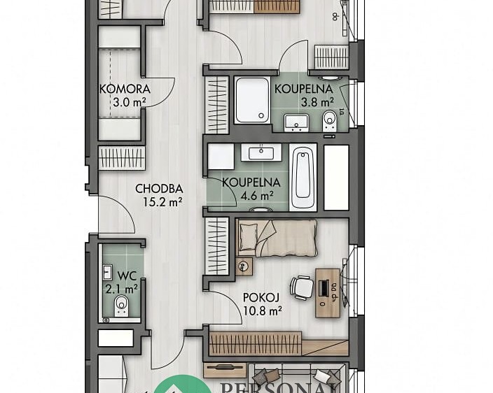 Квартира 4+kk на продаж, 113 м² (2 з 32)