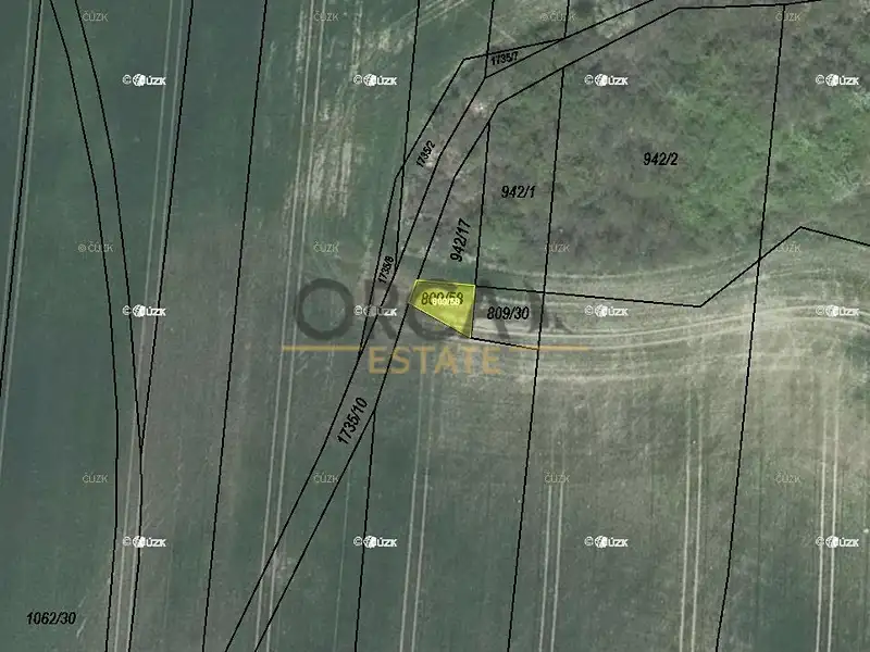 Prodej pole 2558 m², Chožov – náhled fotky 3