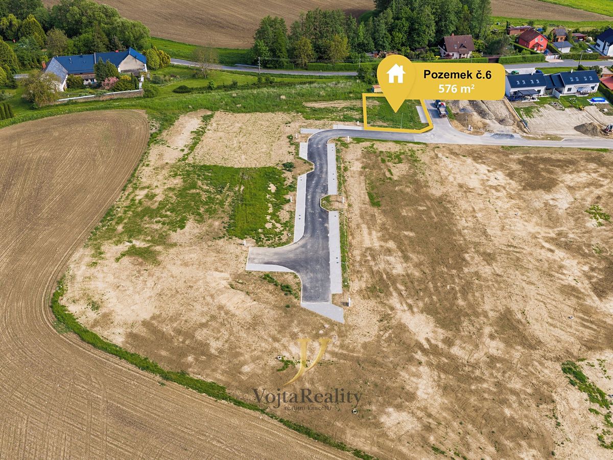 Prodej stavebního pozemku 576 m²