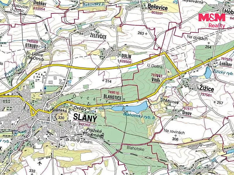 Prodej pole 3189 m², Slaný – náhled fotky 3
