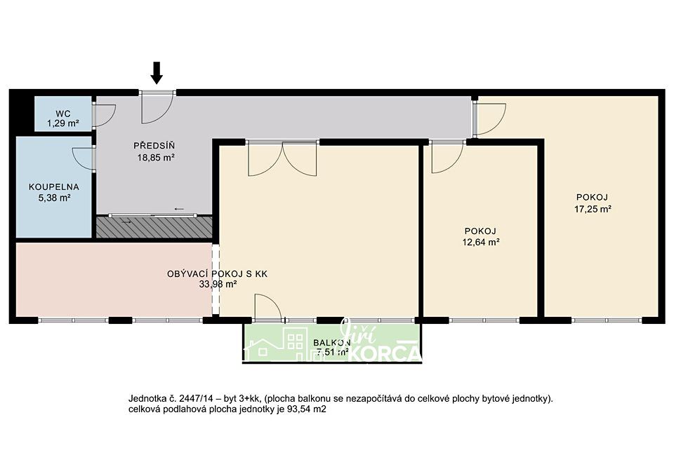 Prodej bytu 3+kk 93 m² – fotografie 5