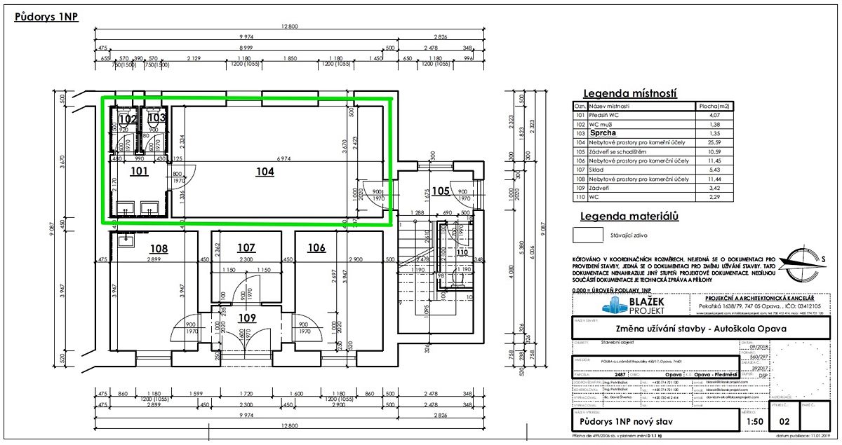 Pronájem kanceláře 32 m² – fotografie 5