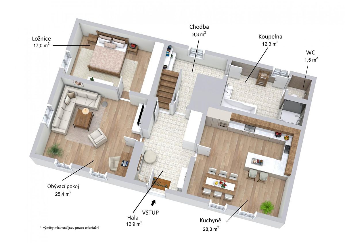 Prodej rodinného domu 106 m², pozemek 1497 m² – fotografie 3
