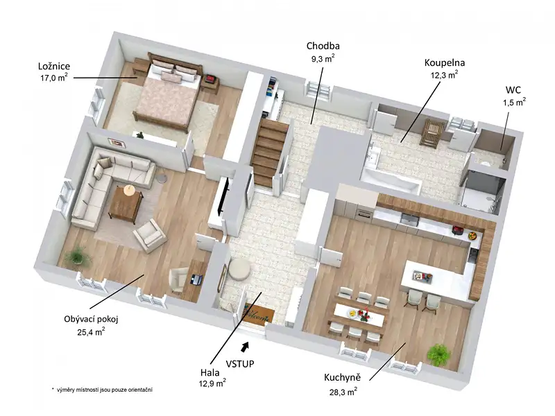 Prodej rodinného domu 106 m², pozemek 1497 m², Žáky – náhled fotky 3