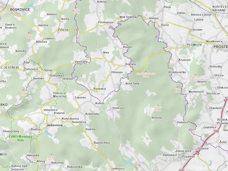 Prodej pole 4314 m², Otinoves – náhled fotky 3