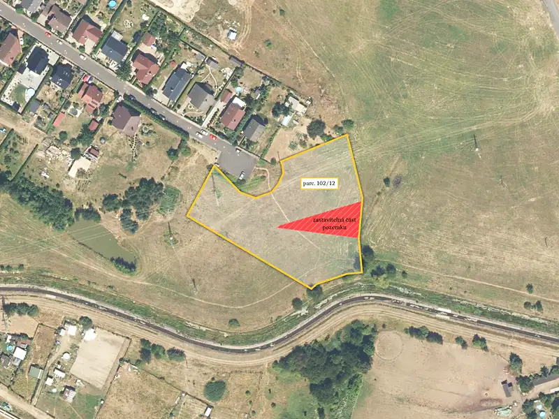 Prodej stavebního pozemku 6321 m², Málkov – náhled fotky 1