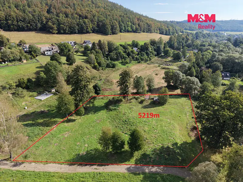 Prodej stavebního pozemku 5219 m², Karlovice – náhled fotky 3