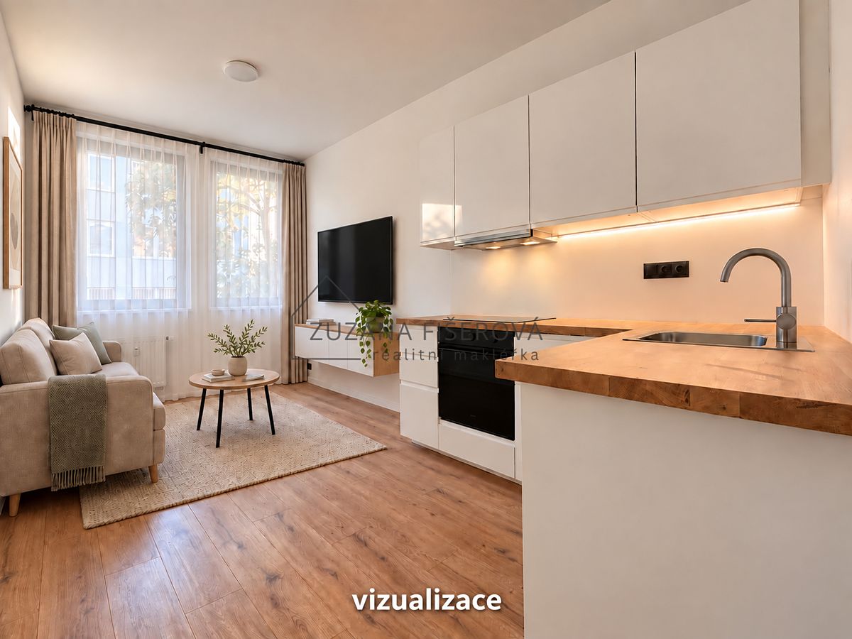 Pronájem bytu 2+kk 35 m² – fotografie 2