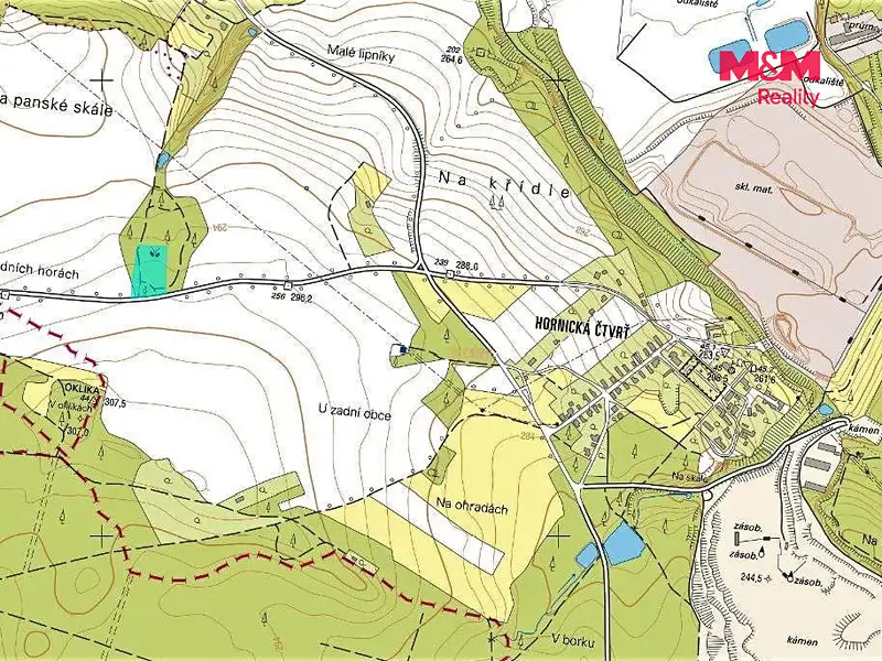 Prodej pozemku 3972 m², Chvaletice – náhled fotky 2