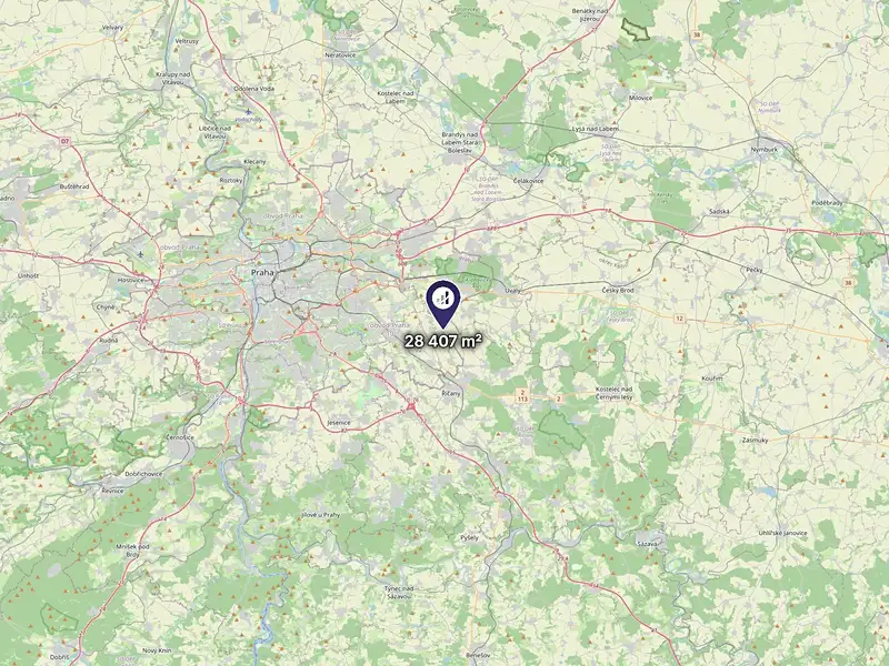 Prodej pole 28407 m², Praha – náhled fotky 3