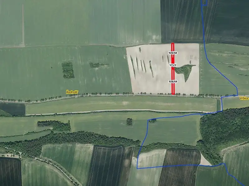 Prodej pole 3429 m², Mšené-lázně – náhled fotky 2