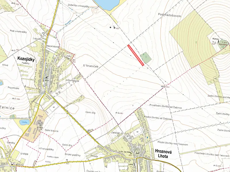 Prodej pole 5963 m², Veselí nad Moravou – náhled fotky 2
