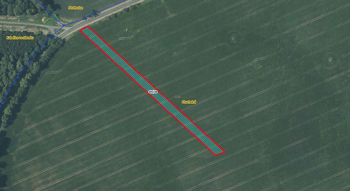 Prodej pole 3796 m², Chuchelná – fotka 1 z 3