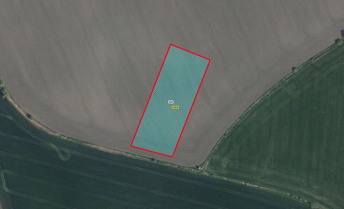 Prodej pole 5667 m², Kněžice – fotka 1 z 3