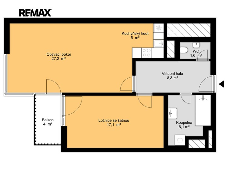 Квартира 2+kk в оренду, 73 м² (18 з 18)