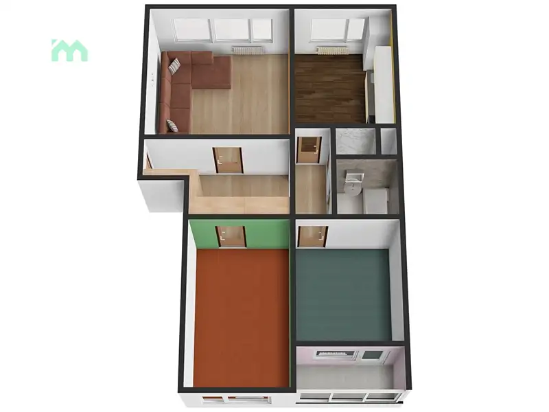 Prodej bytu 3+1 67 m², Břidličná – náhled fotky 2